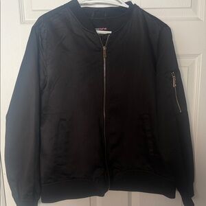 Black Bomber Jacket